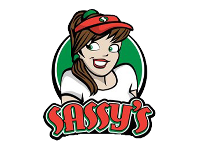 Sassy's Logo. A local partner featured at the Walker Dairy Bar in Aylmer Ontario.